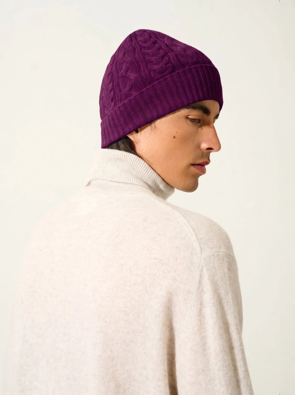 SCOTT bonnet 4 fils prune