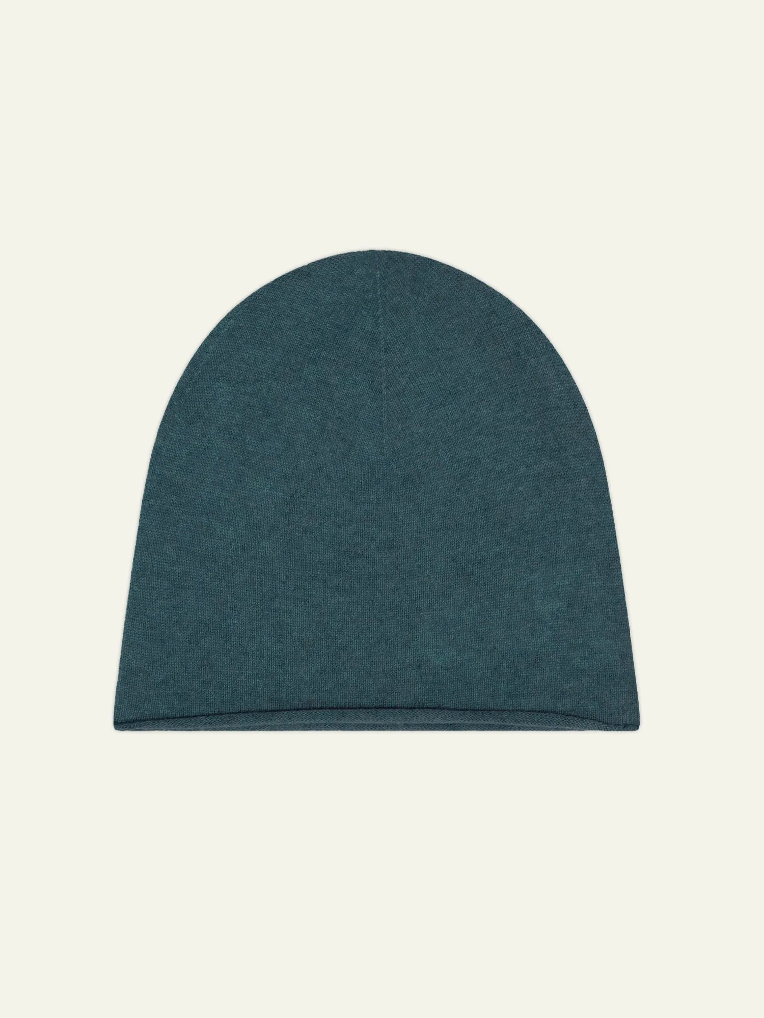 PINIER bonnet vert canard chiné