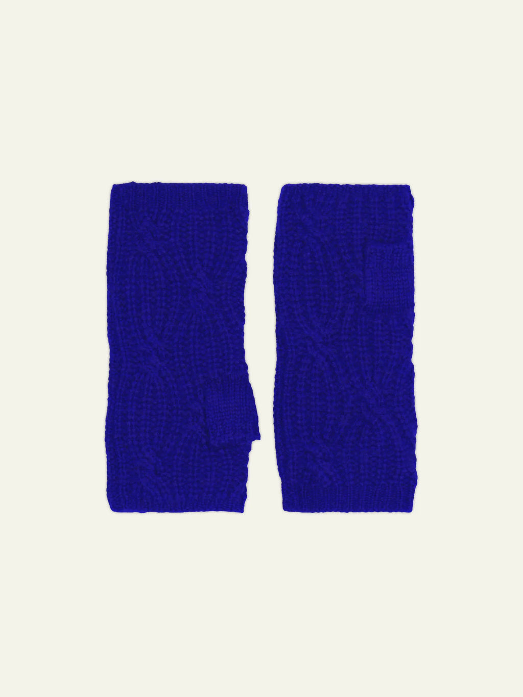 IRIS fingerlose handschuhe 6-fädig indigo