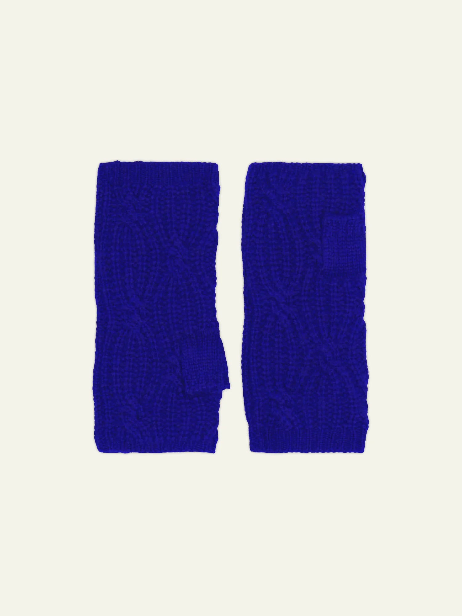 IRIS fingerlose handschuhe 6-fädig indigo