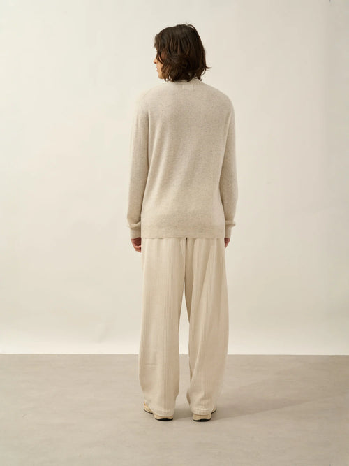 BANGE sweater turtleneck heather pearl grey