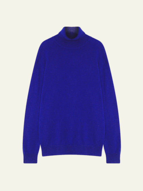 BANGE sweater turtleneck indigo