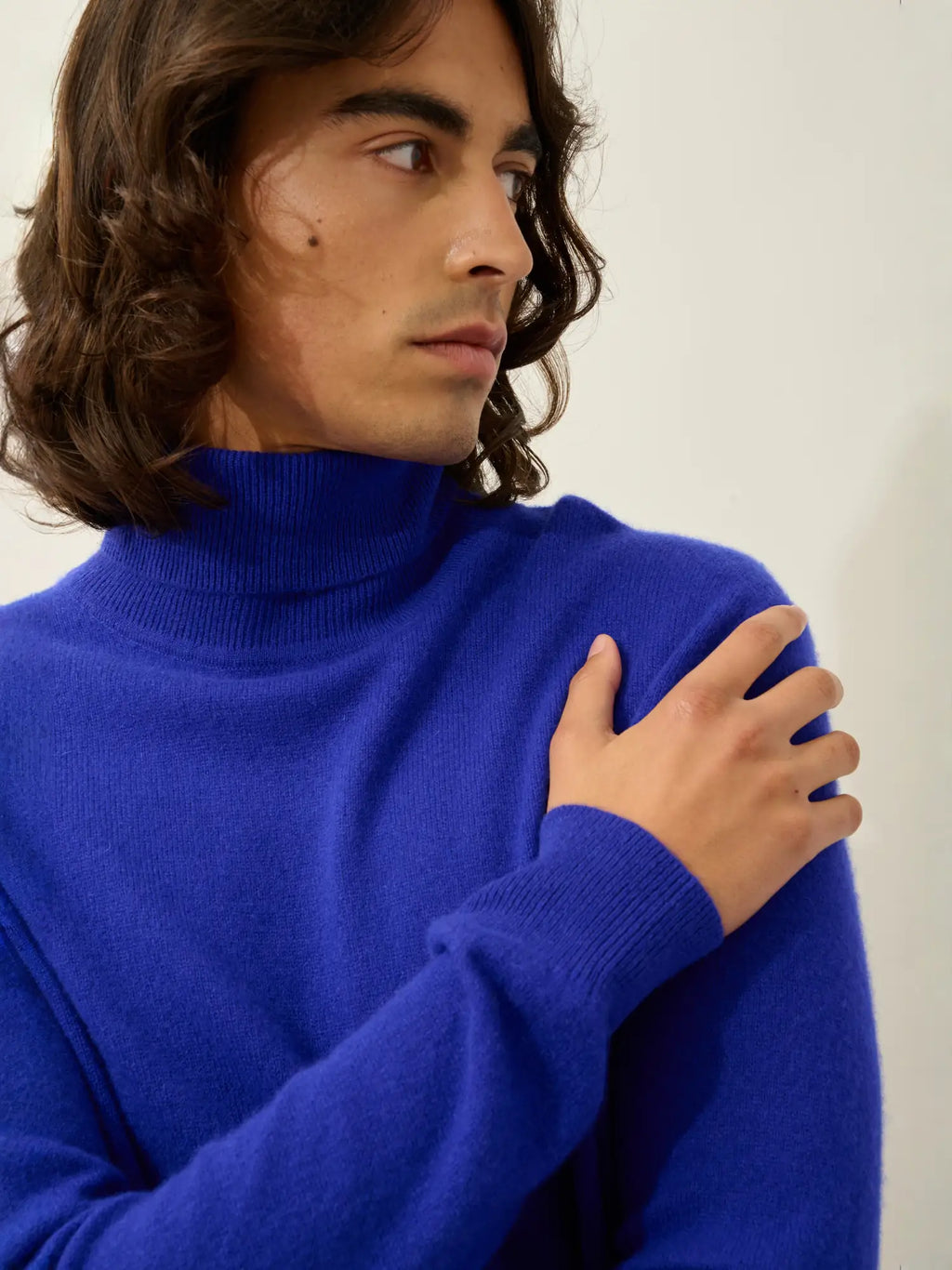 BANGE Pullover Rollkragen Indigo