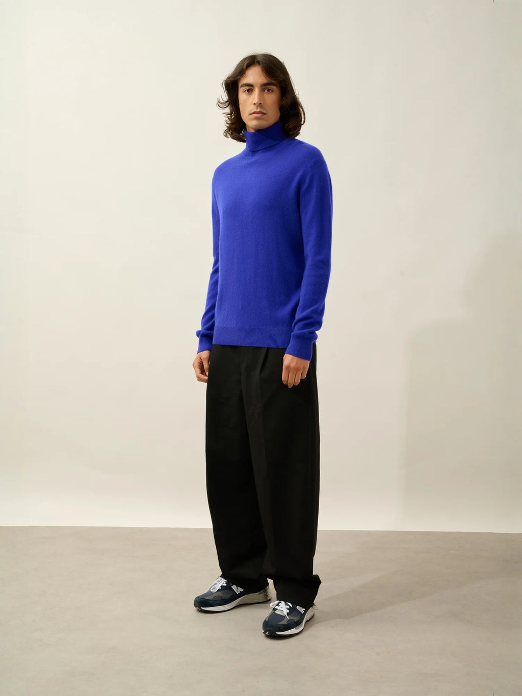 BANGE Pullover Rollkragen Indigo