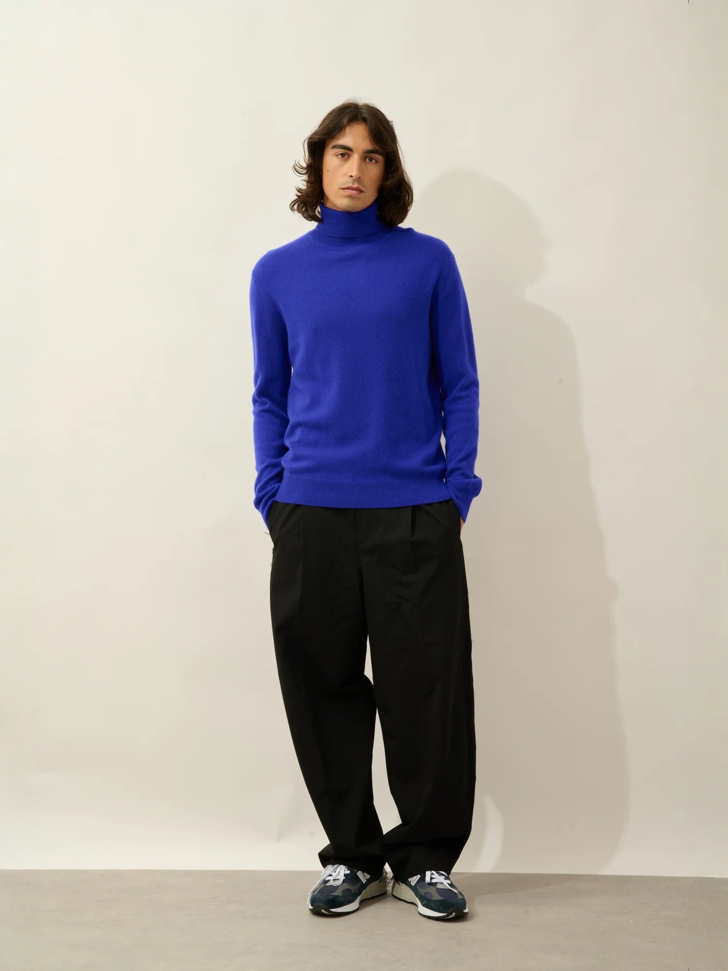 BANGE Pullover Rollkragen Indigo