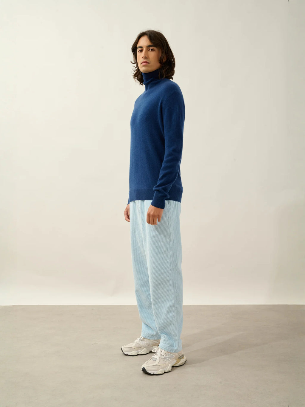 BANGE Pullover Rollkragen Mitternachtsblau