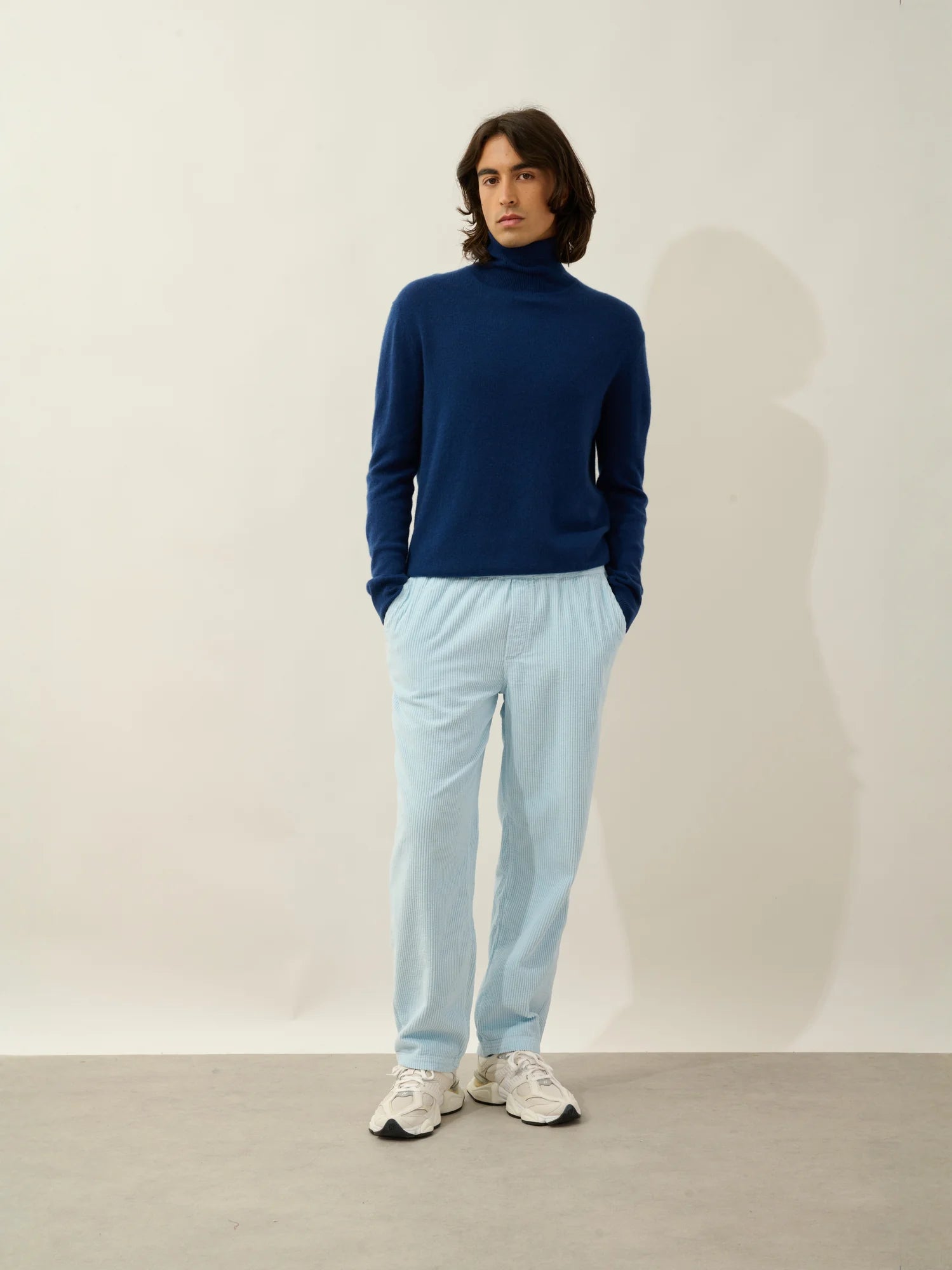 BANGE Pullover Rollkragen Mitternachtsblau