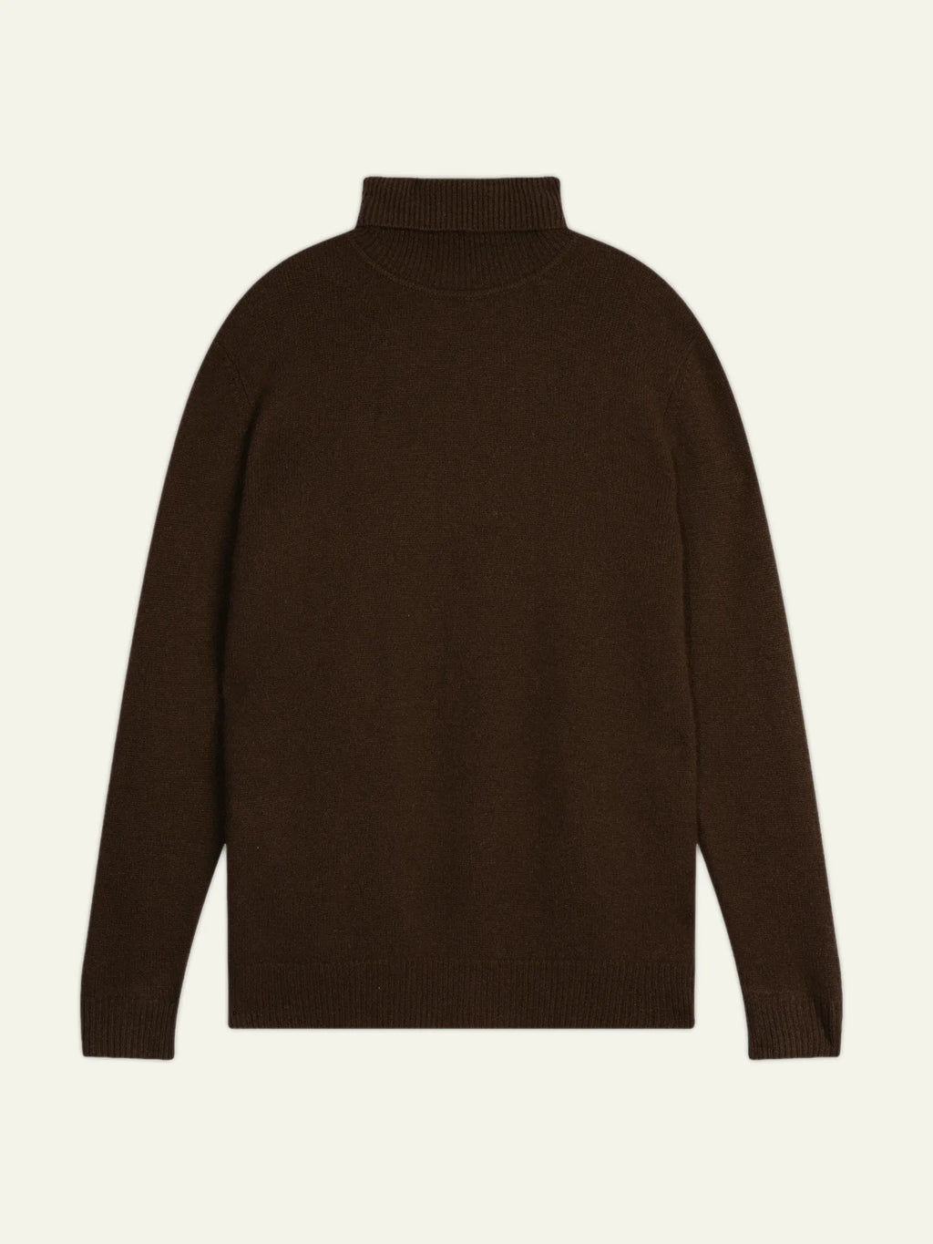 MARTIN Pullover Rollkragen 4-fädig Schokobraun