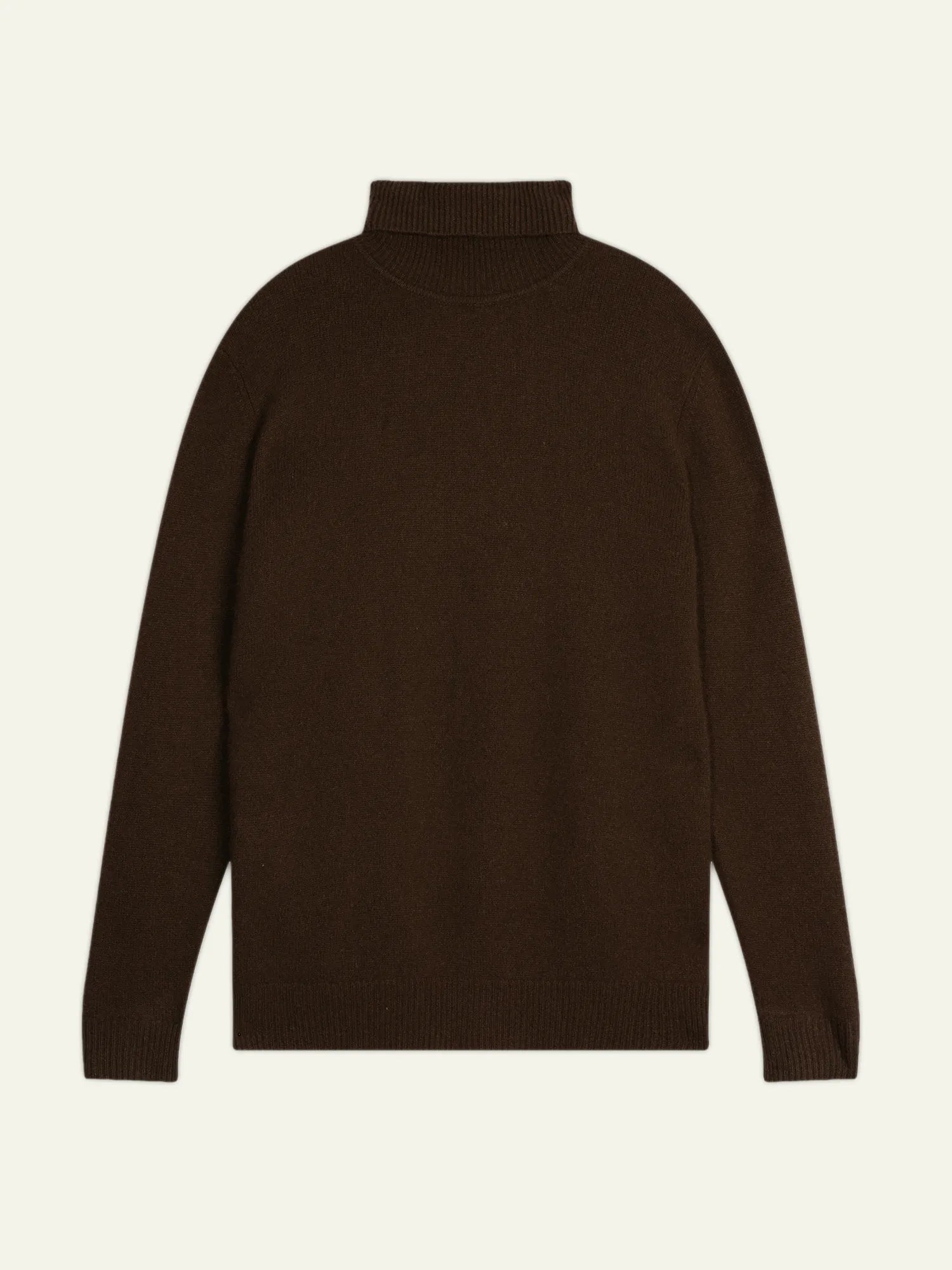 MARTIN sweater turtleneck 4 ply chocolate