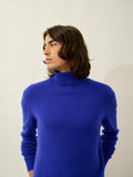 MARTIN sweater turtleneck 4 ply indigo