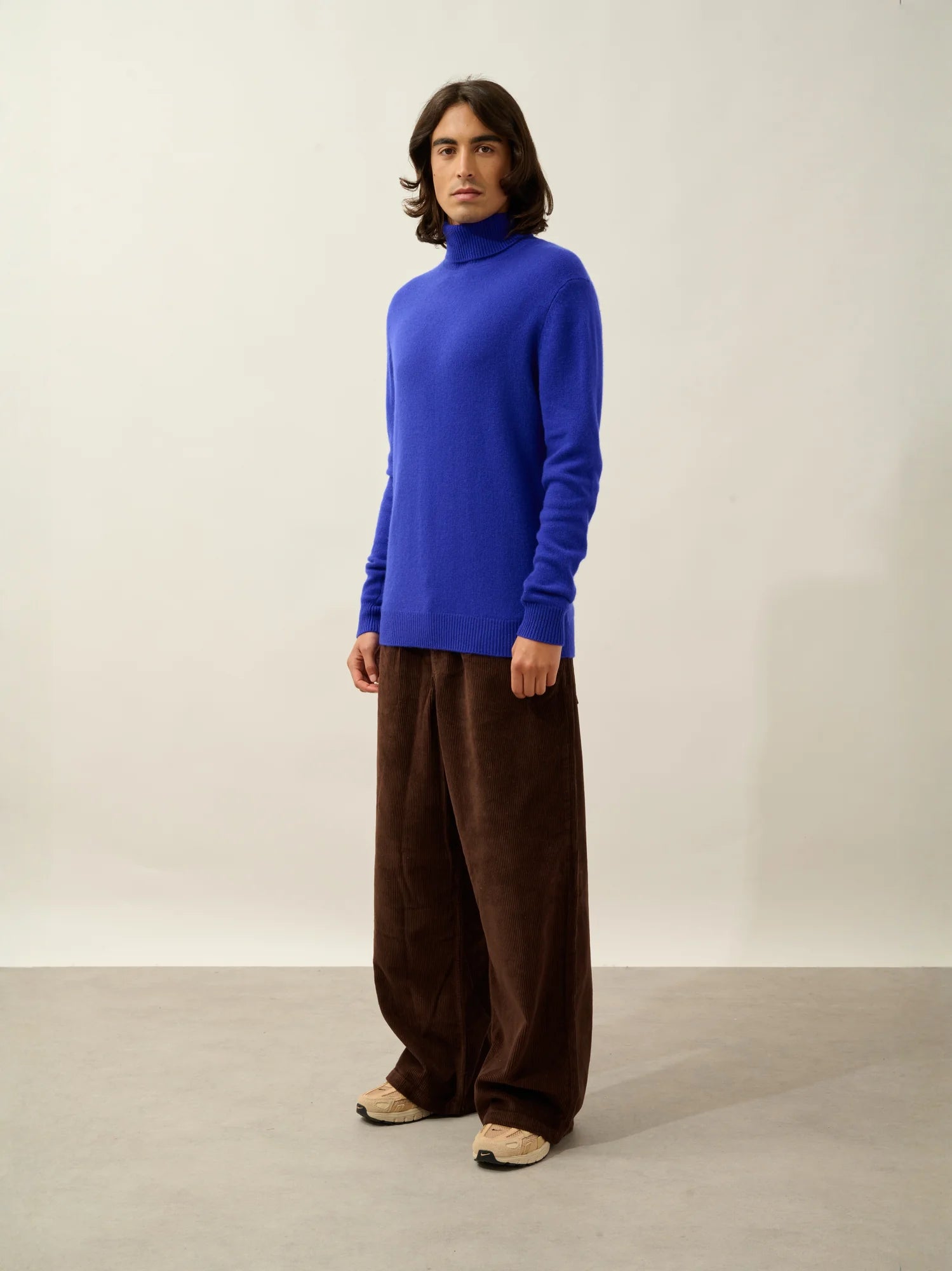 MARTIN sweater turtleneck 4 ply indigo