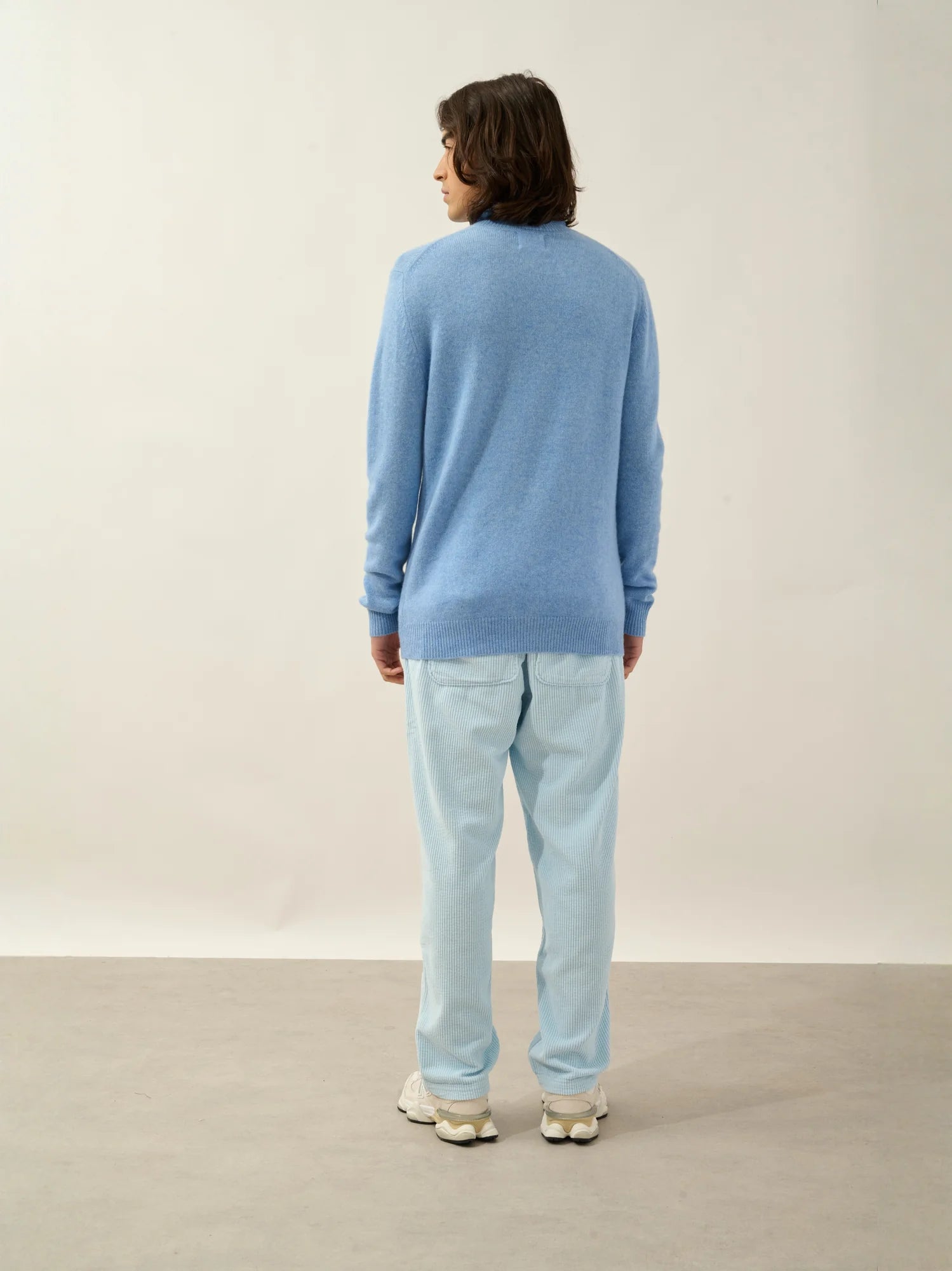 MARTIN sweater turtleneck 4 ply sky