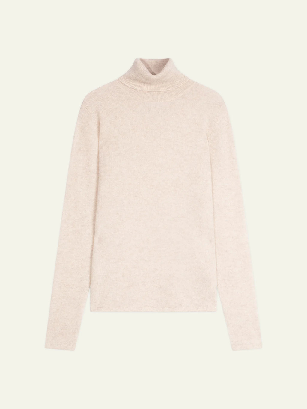 BISE Pullover Rollkragen Beige meliert