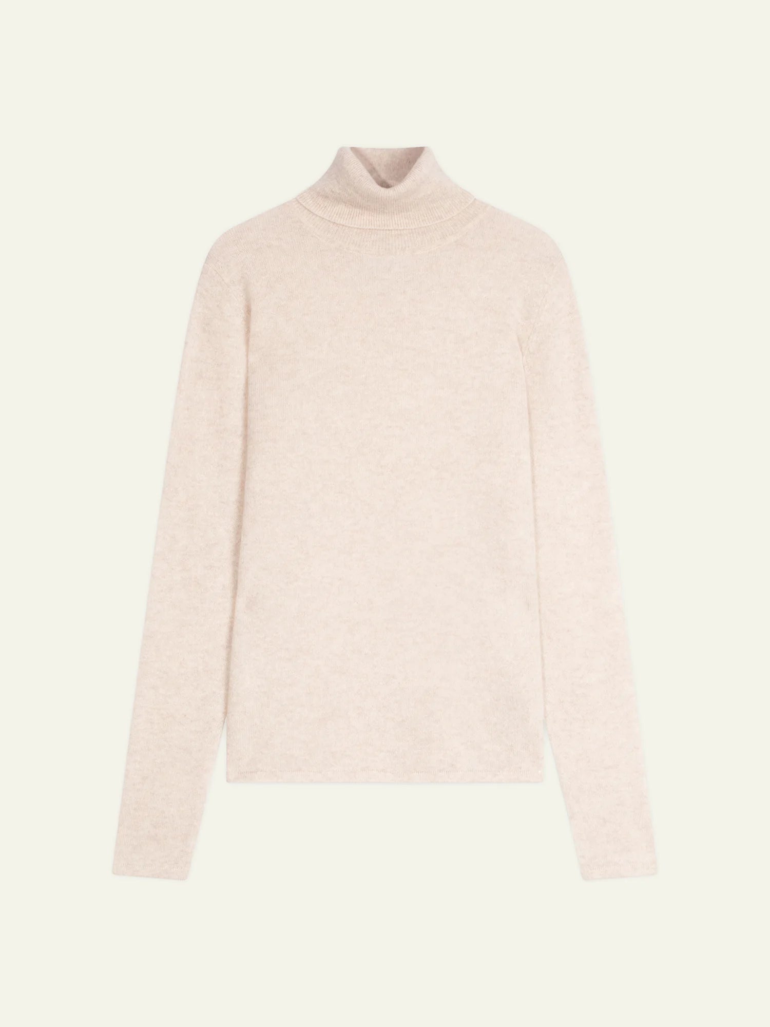BISE Pullover Rollkragen Beige meliert
