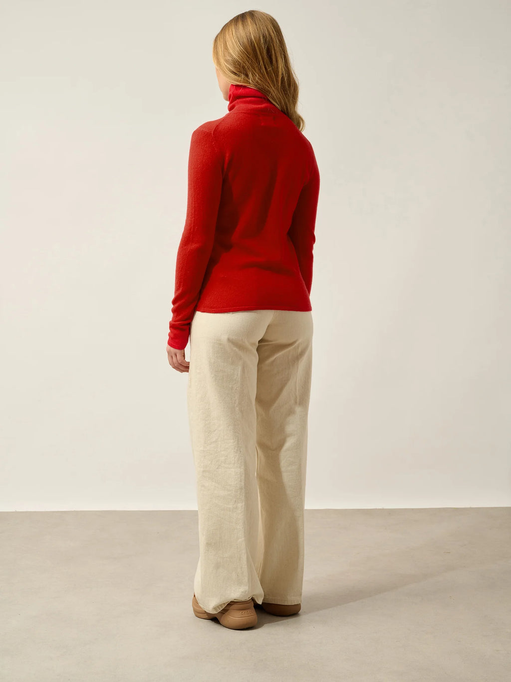 BISE pullover rollkragen karmin