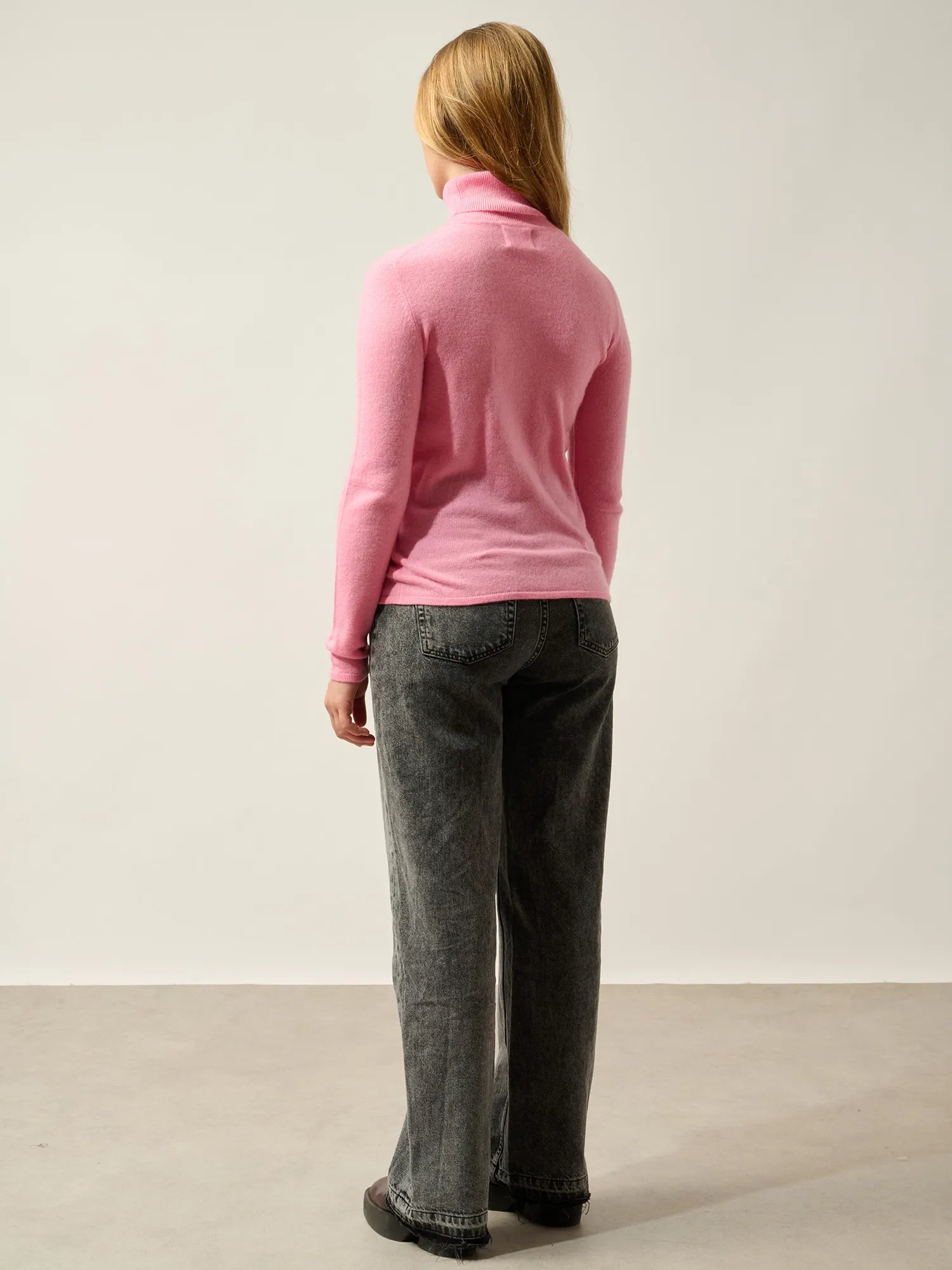 BISE Pullover Rollkragen Kaugummirosa