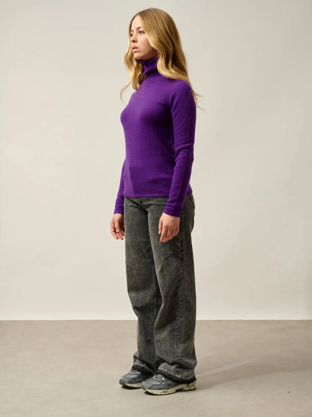 BISE Pullover Rollkragen Veilchenblau