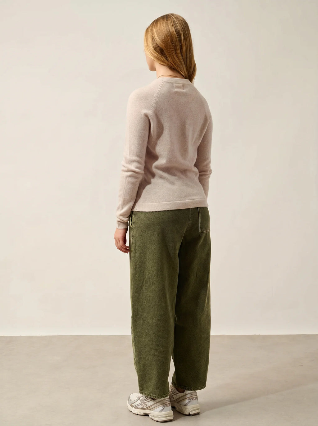 ECRIN Sweater Crew Neck Heather Beige