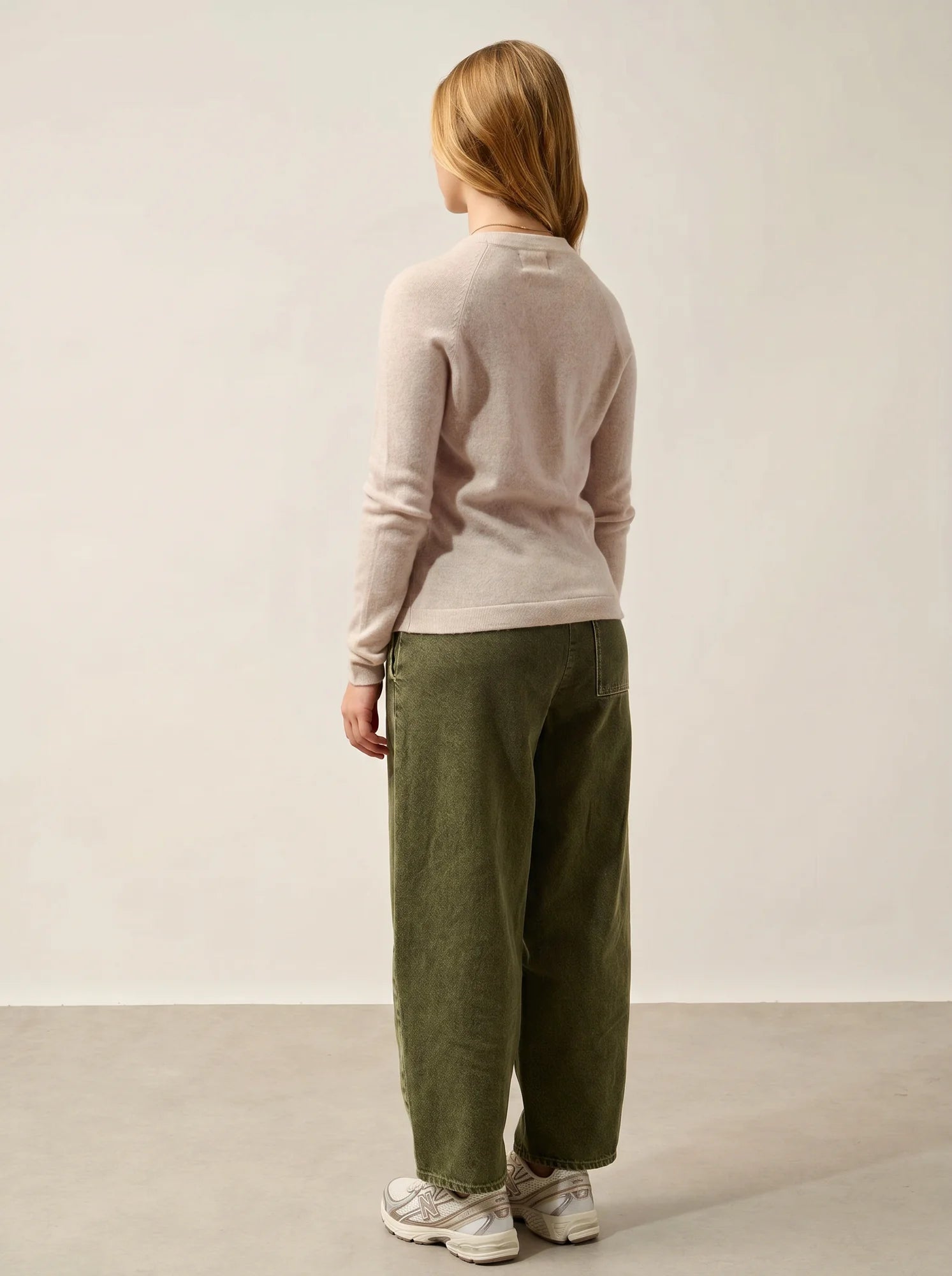 ECRIN Sweater Crew Neck Heather Beige