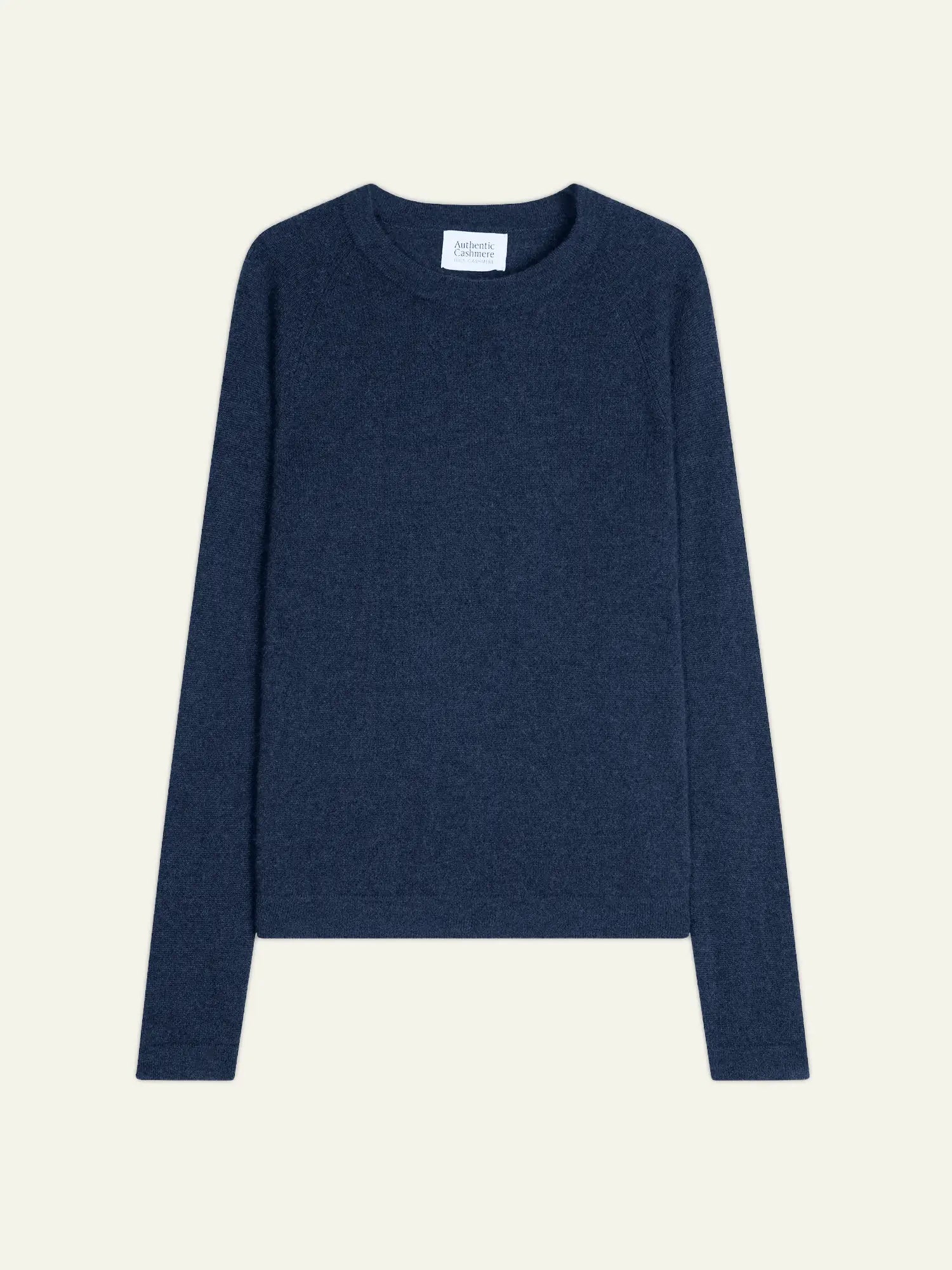 ECRIN Pullover Rundhalsausschnitt Ozeanblau meliert