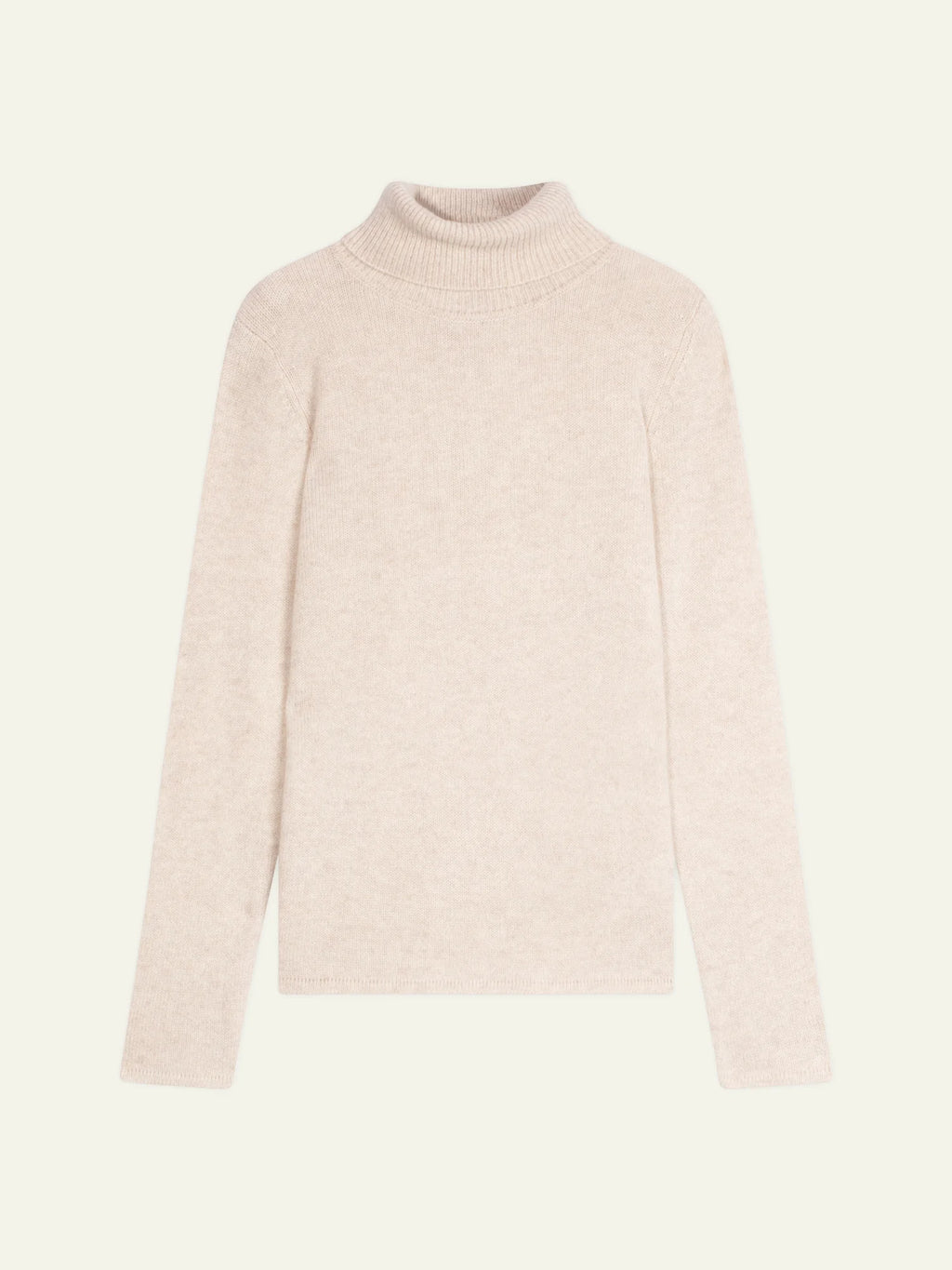 TED Pullover Rollkragen 4-fädig Beige meliert