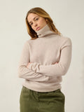 TED Pullover Rollkragen 4-fädig Beige meliert