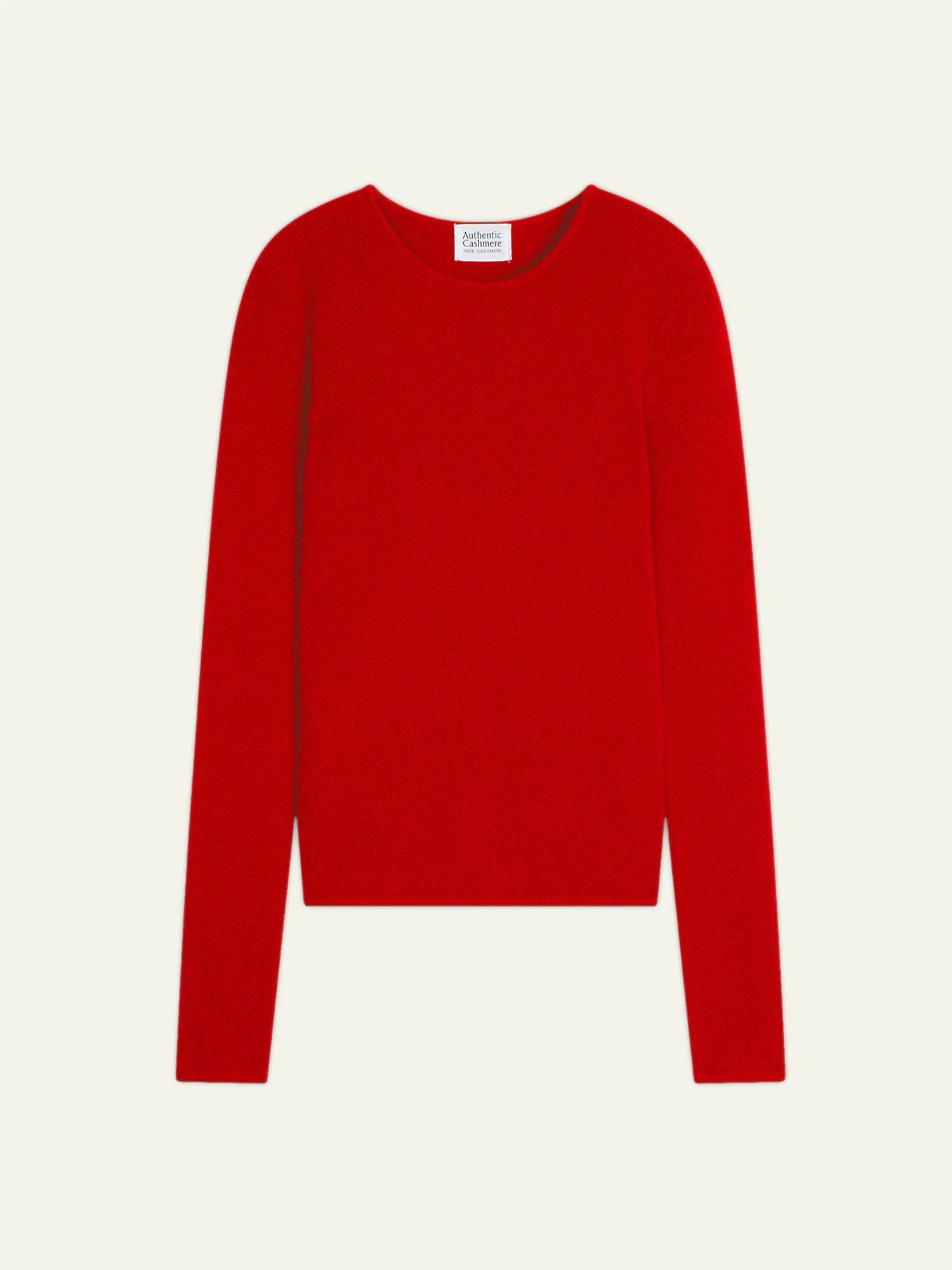 IVY pullover rundhalsausschnitt 4-fädig karmin