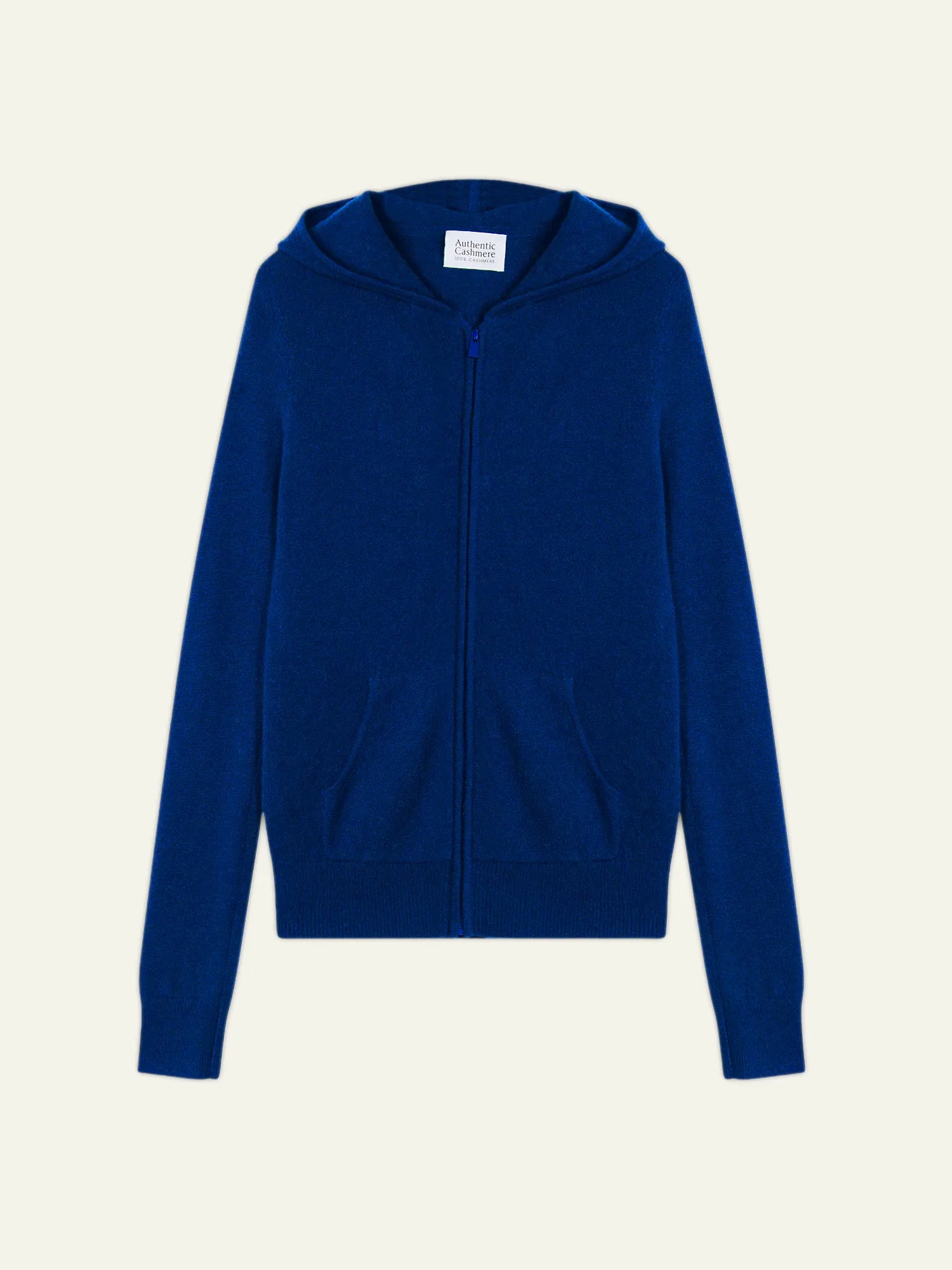 COLOMBIS gilet zippé capuche outremer