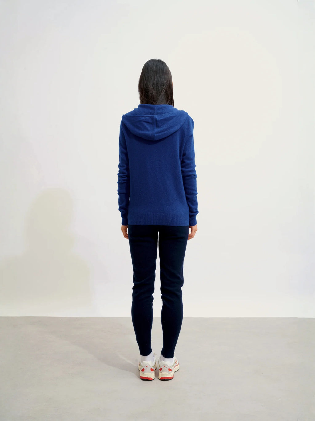 COLOMBIS gilet zippé capuche outremer