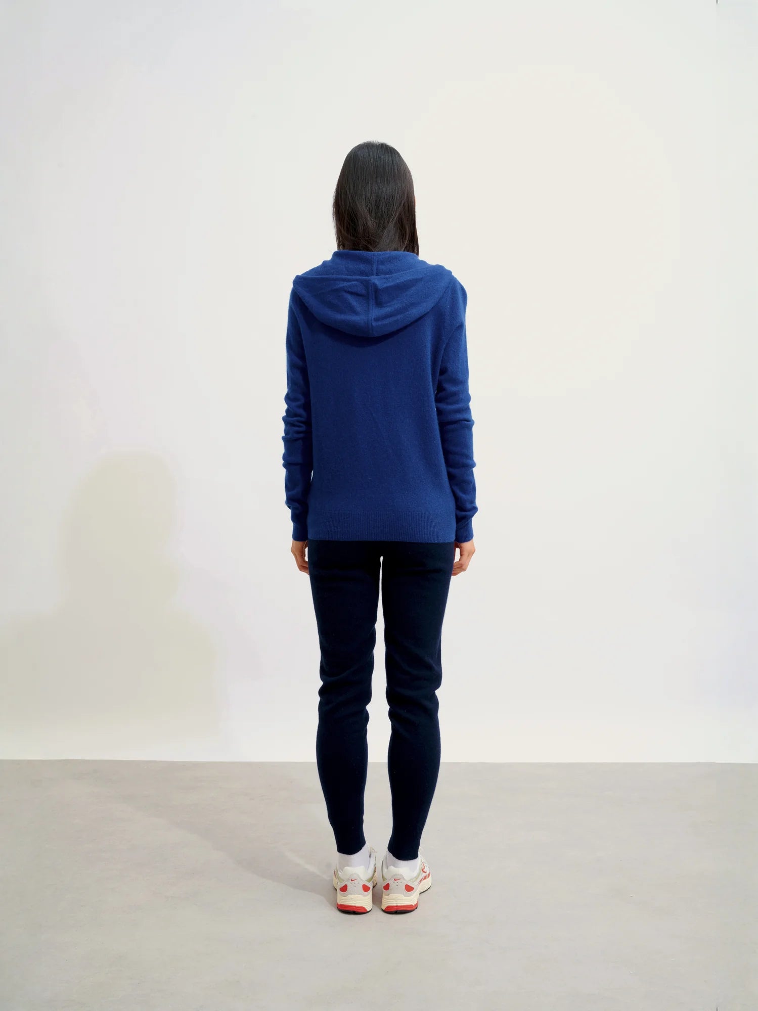 COLOMBIS gilet zippé capuche outremer