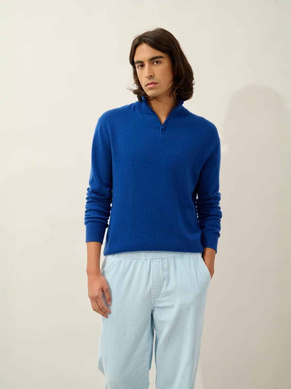 AMBIN pullover dockermütze ultramarin