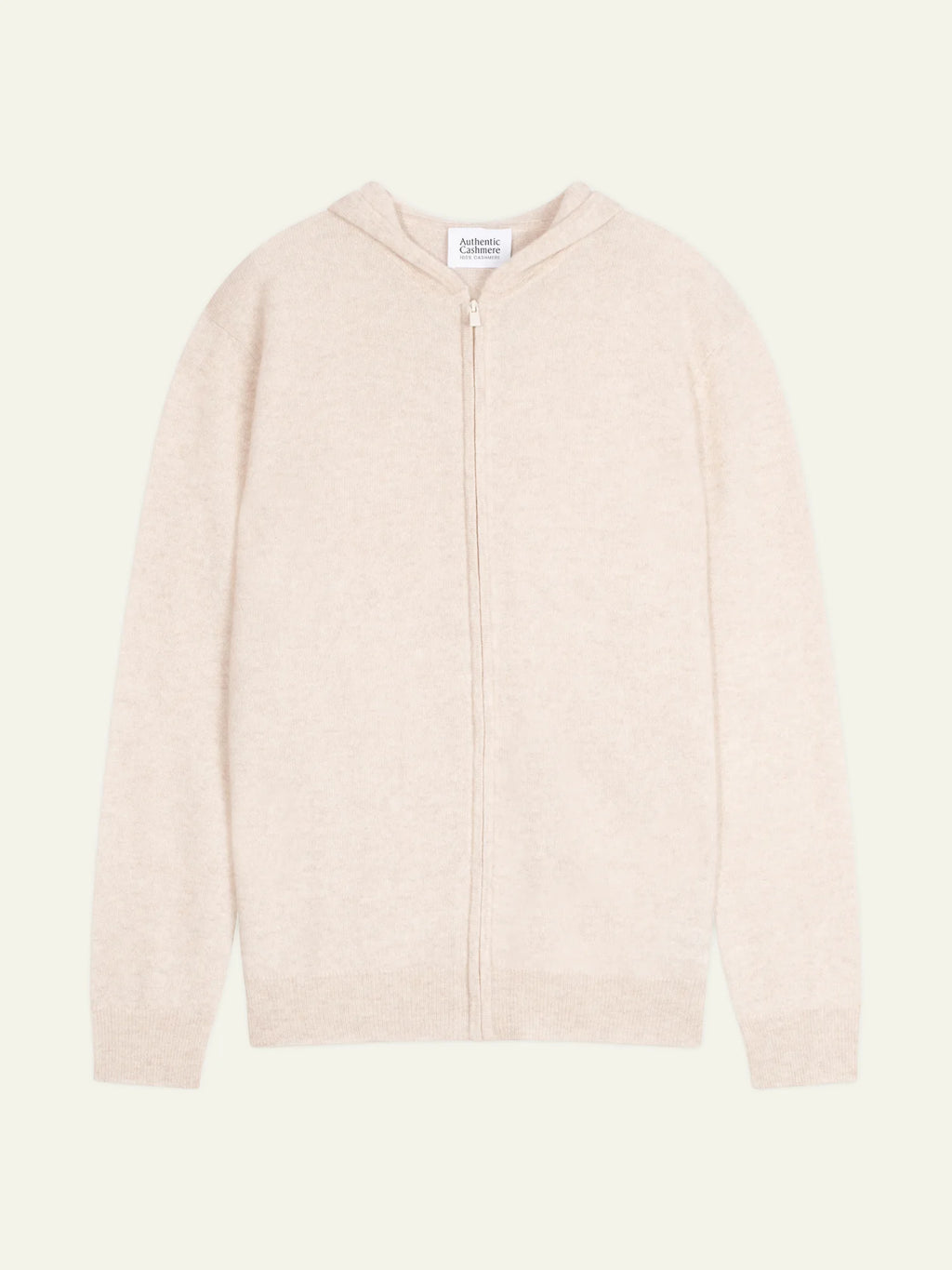 NEURRE vest zipped hooded heather beige
