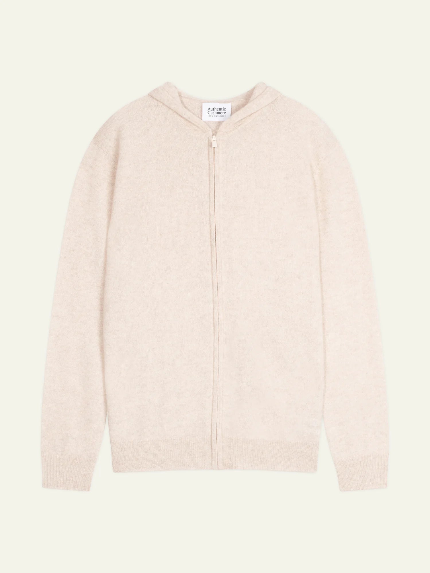 NEURRE vest zipped hooded heather beige