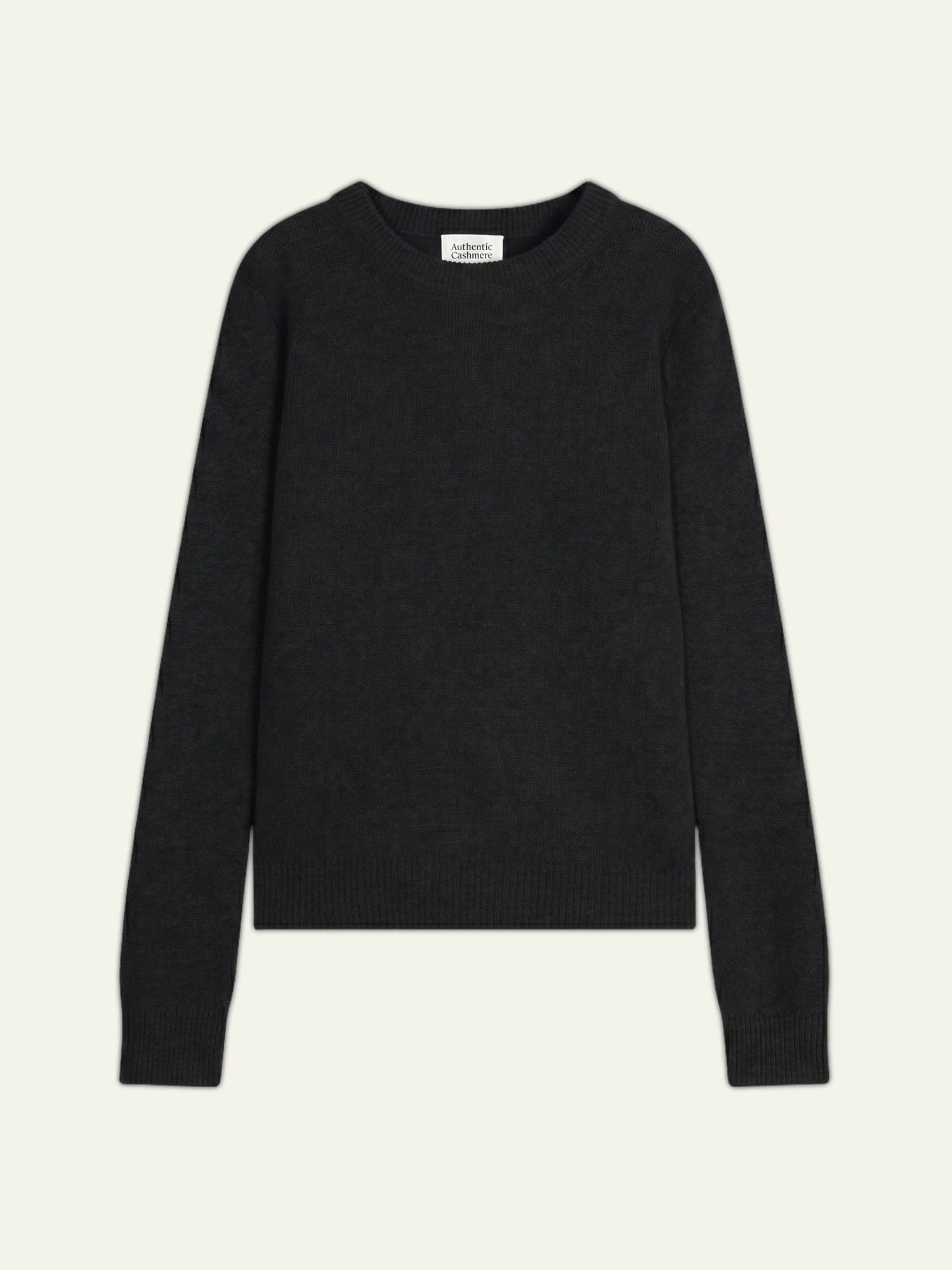 SYLOR pull col rond 4 fils noir