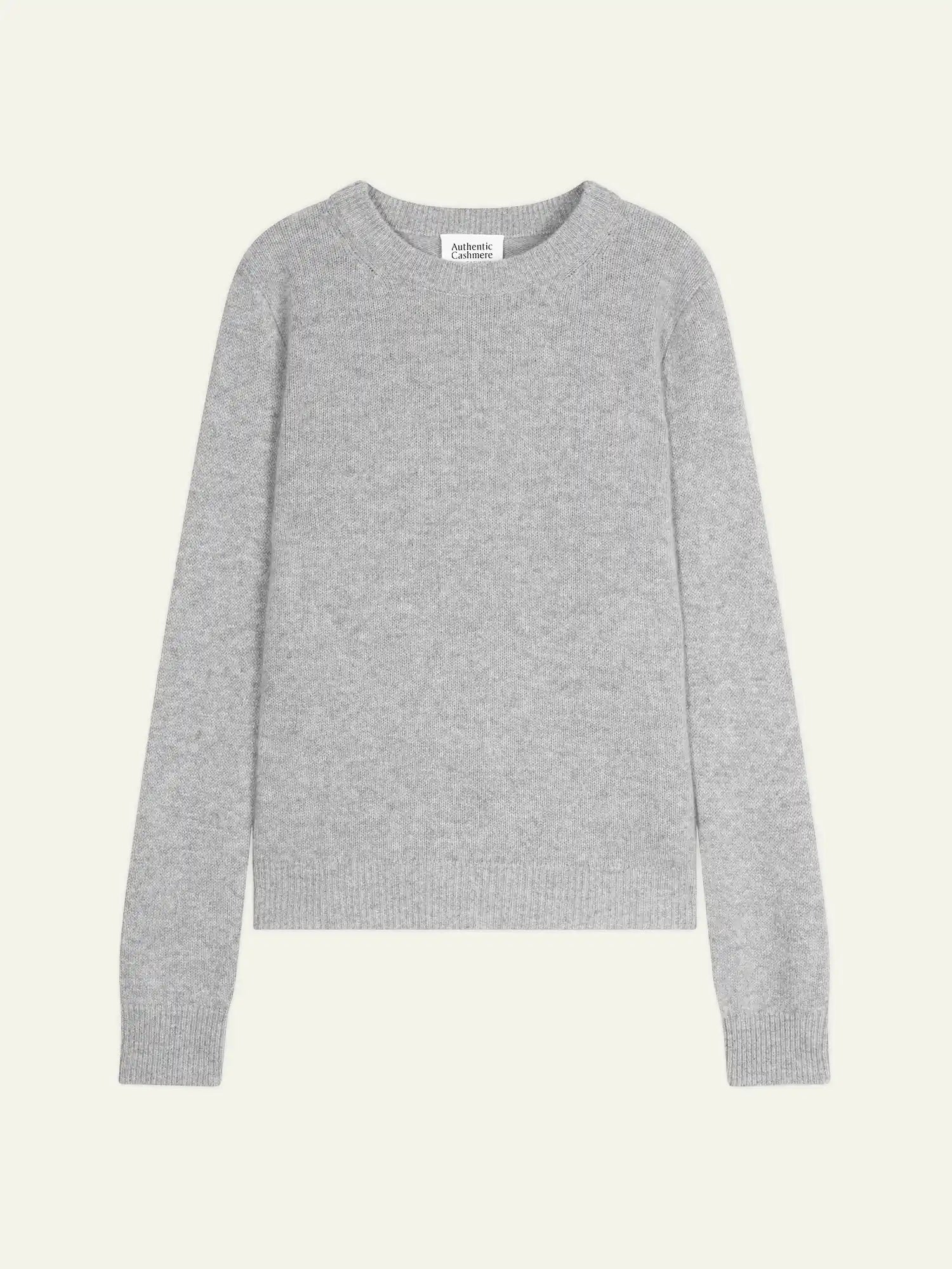 SYLOR pull col rond 4 fils nuage chiné