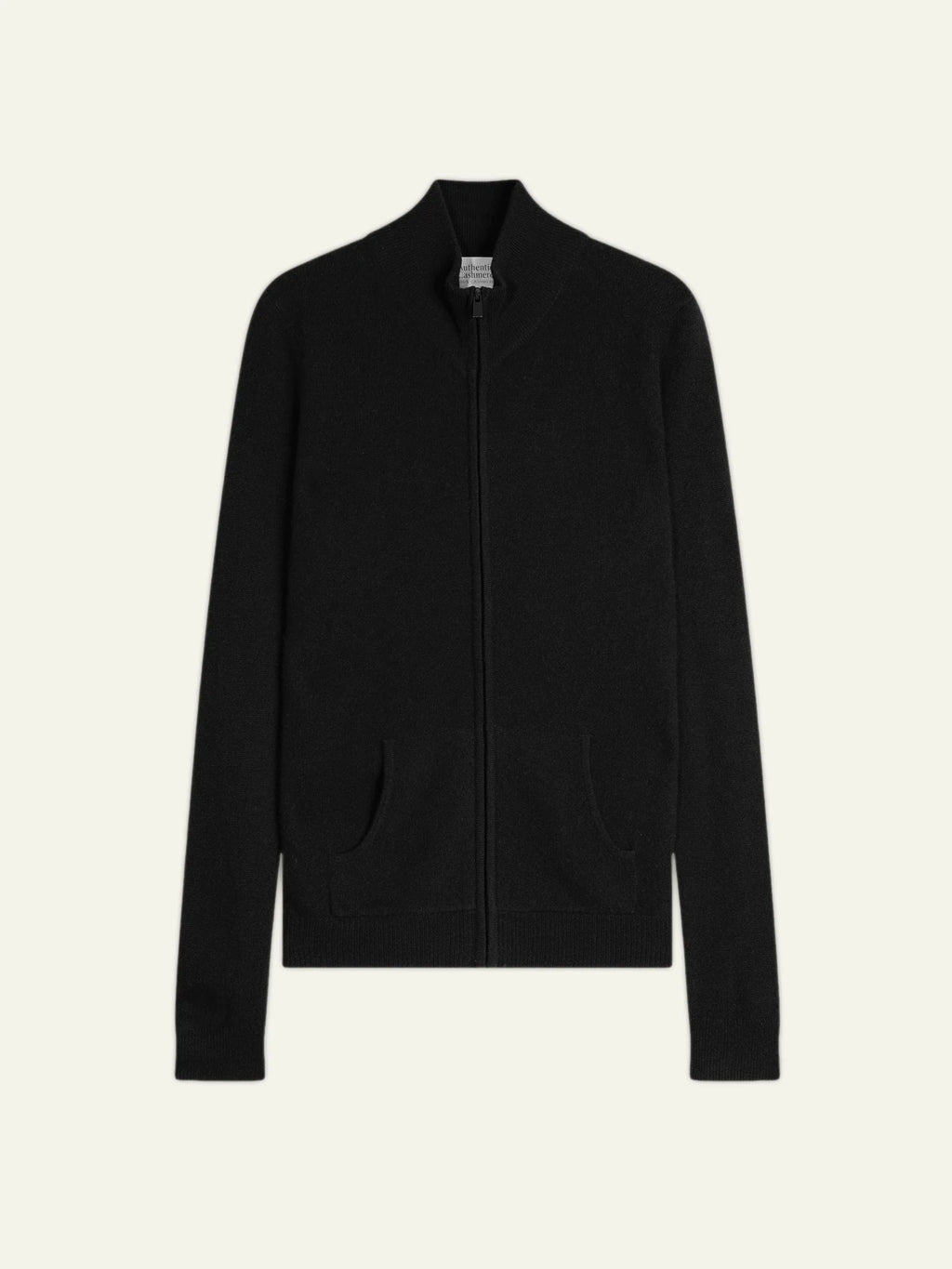 THALUN gilet zippé col montant noir