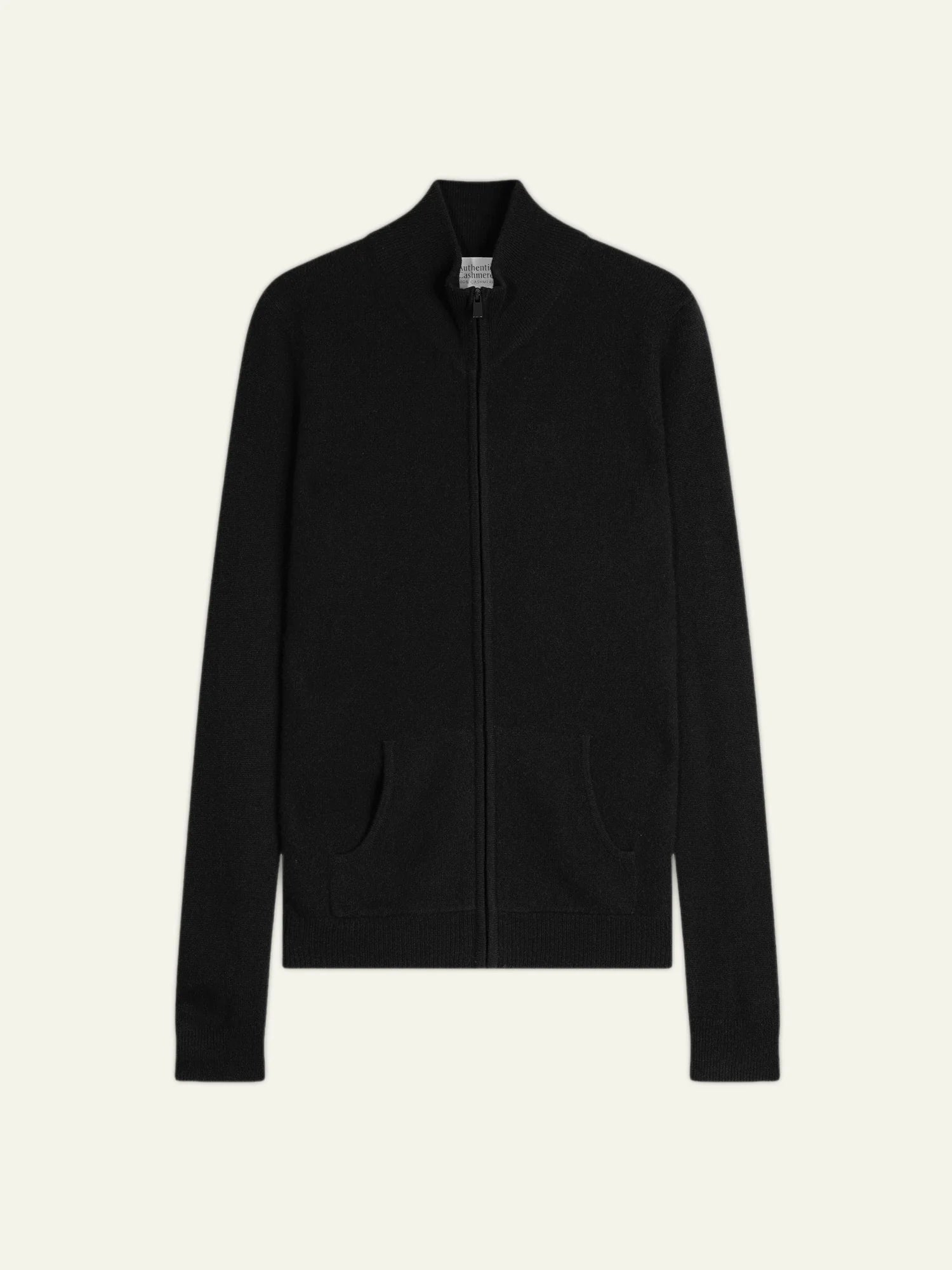 THALUN gilet zippé col montant noir