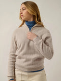 MARIE pull camionneur beige chiné