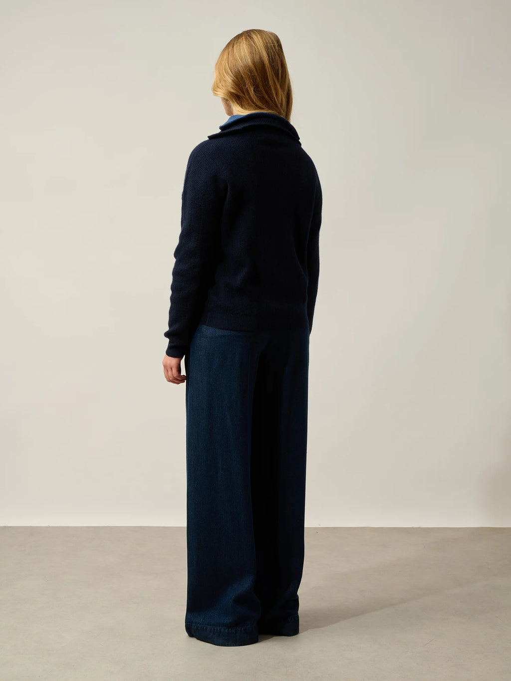 MARIE pullover dockermütze marineblau