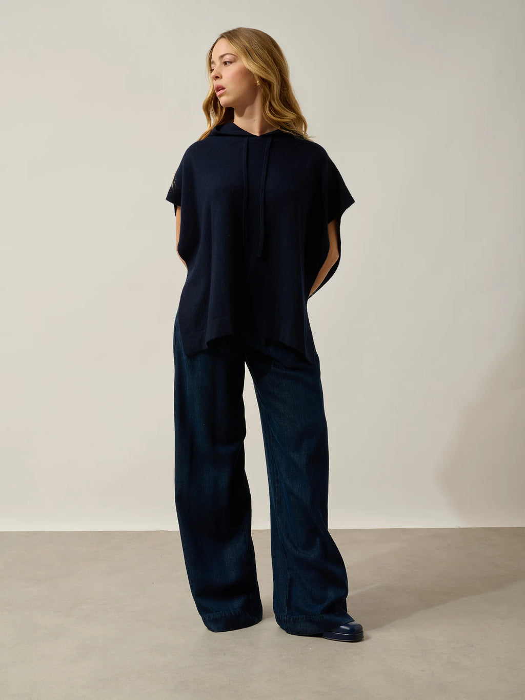 ELSA Poncho Hooded Navy