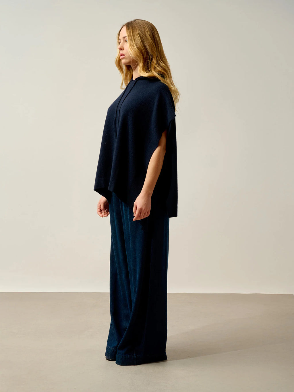 ELSA Poncho Hooded Navy