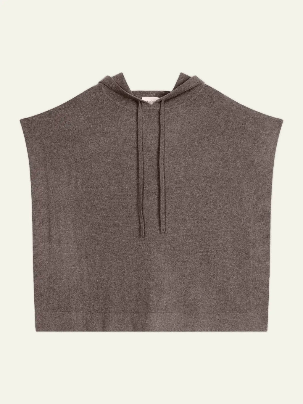 ELSA Poncho Hooded Taupe and Dusty Pink
