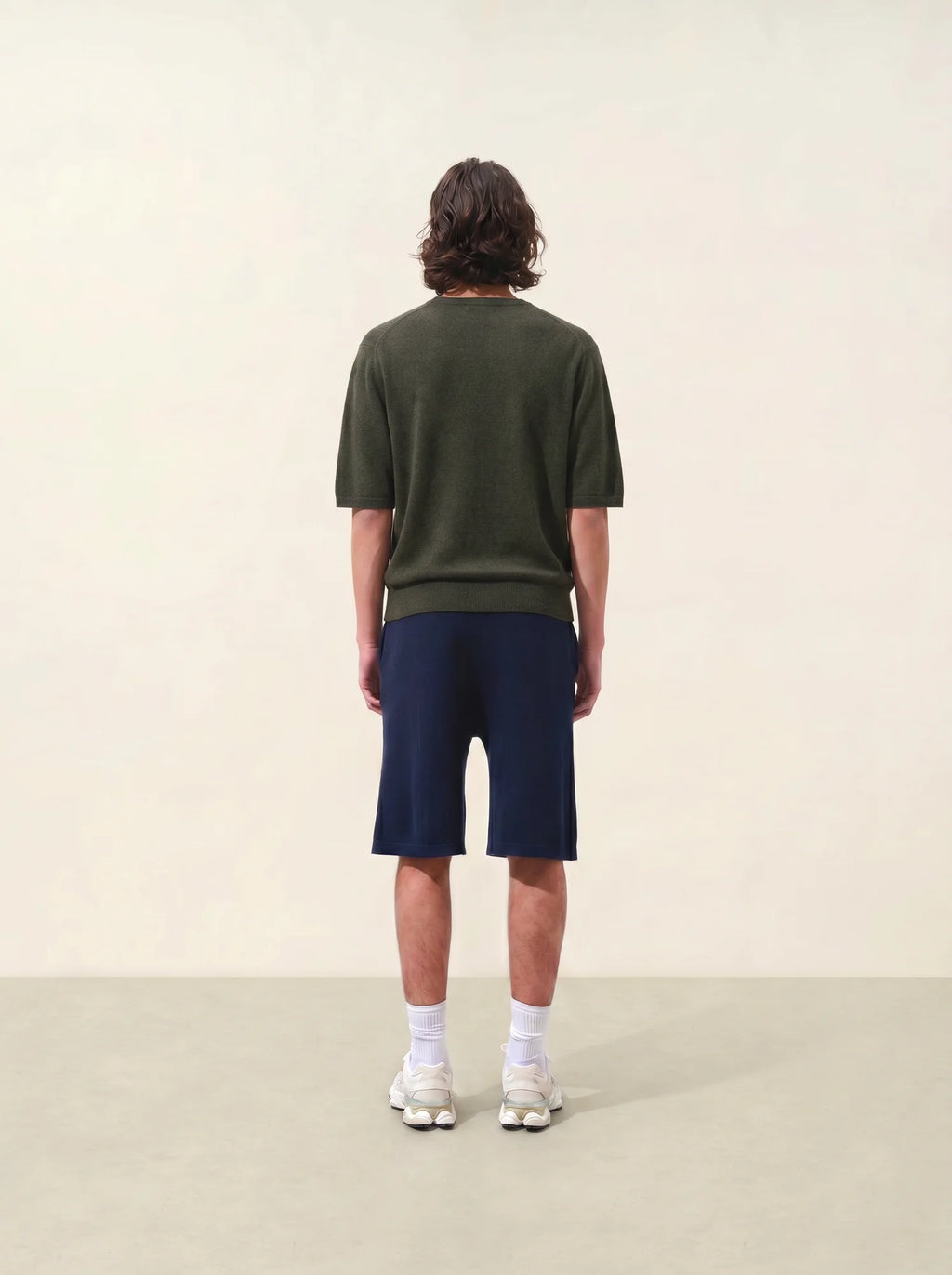 SOLINE Shorts Khaki meliert