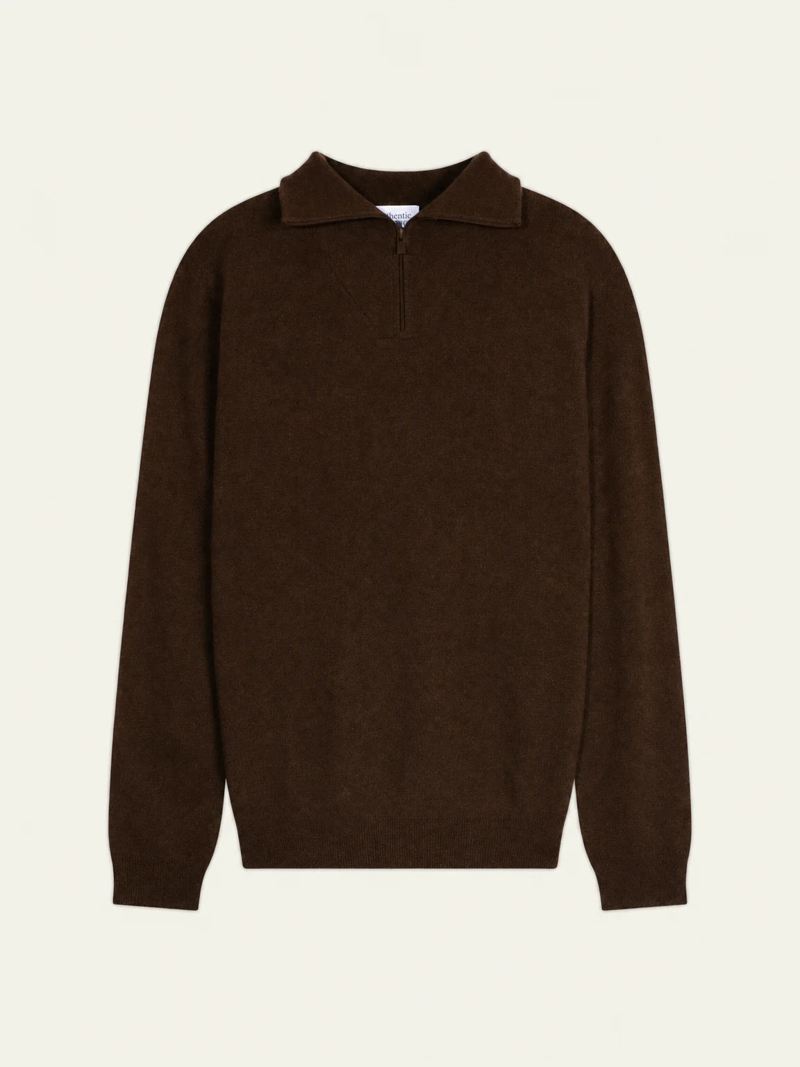 NOEMIE sweater cuffed beanie coffee