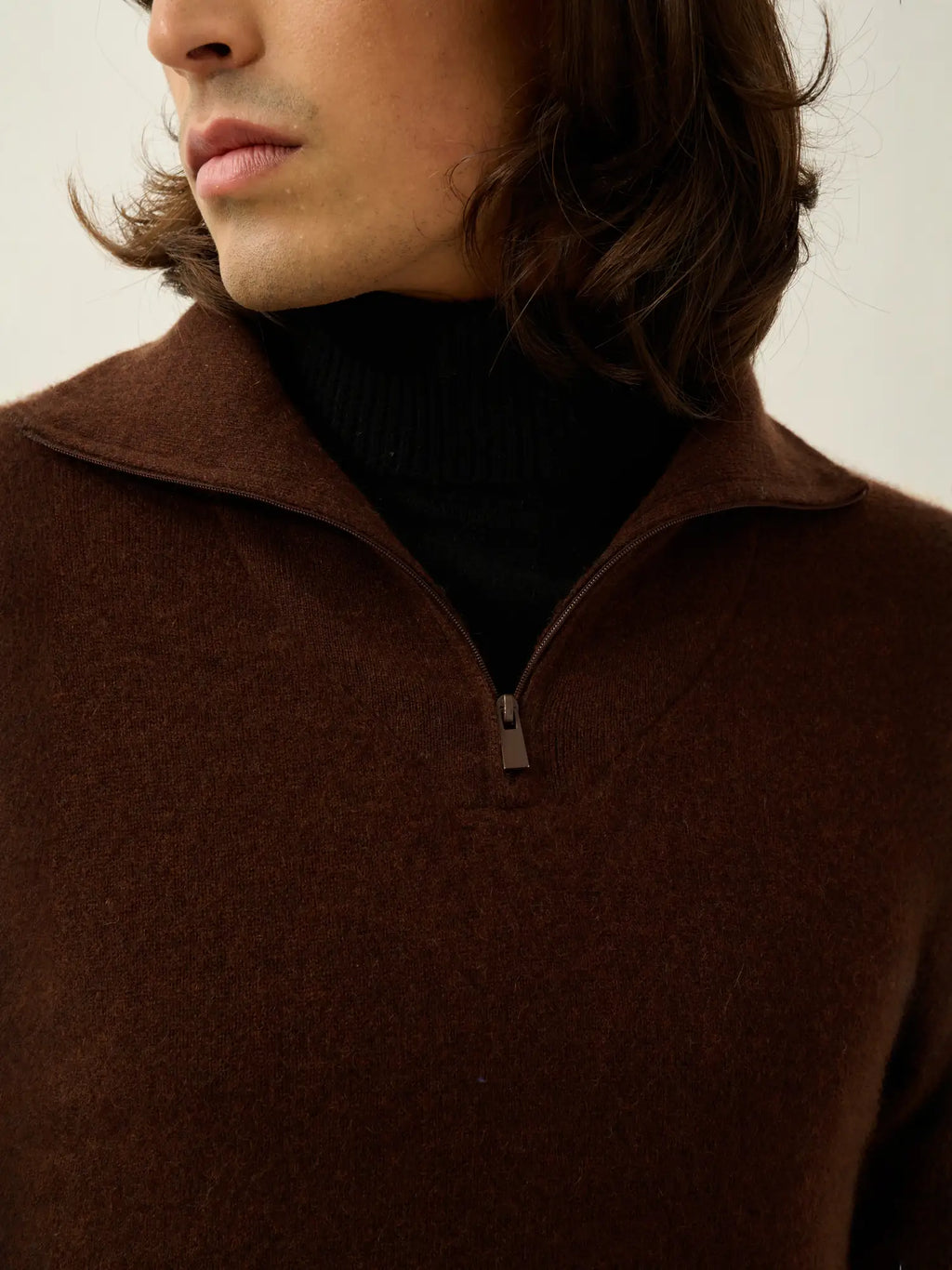 NOEMIE pull camionneur café