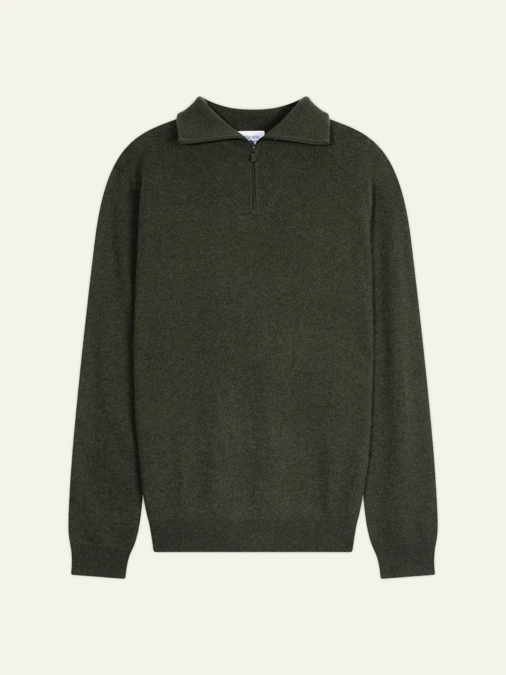 NOEMIE sweater cuffed beanie heather khaki