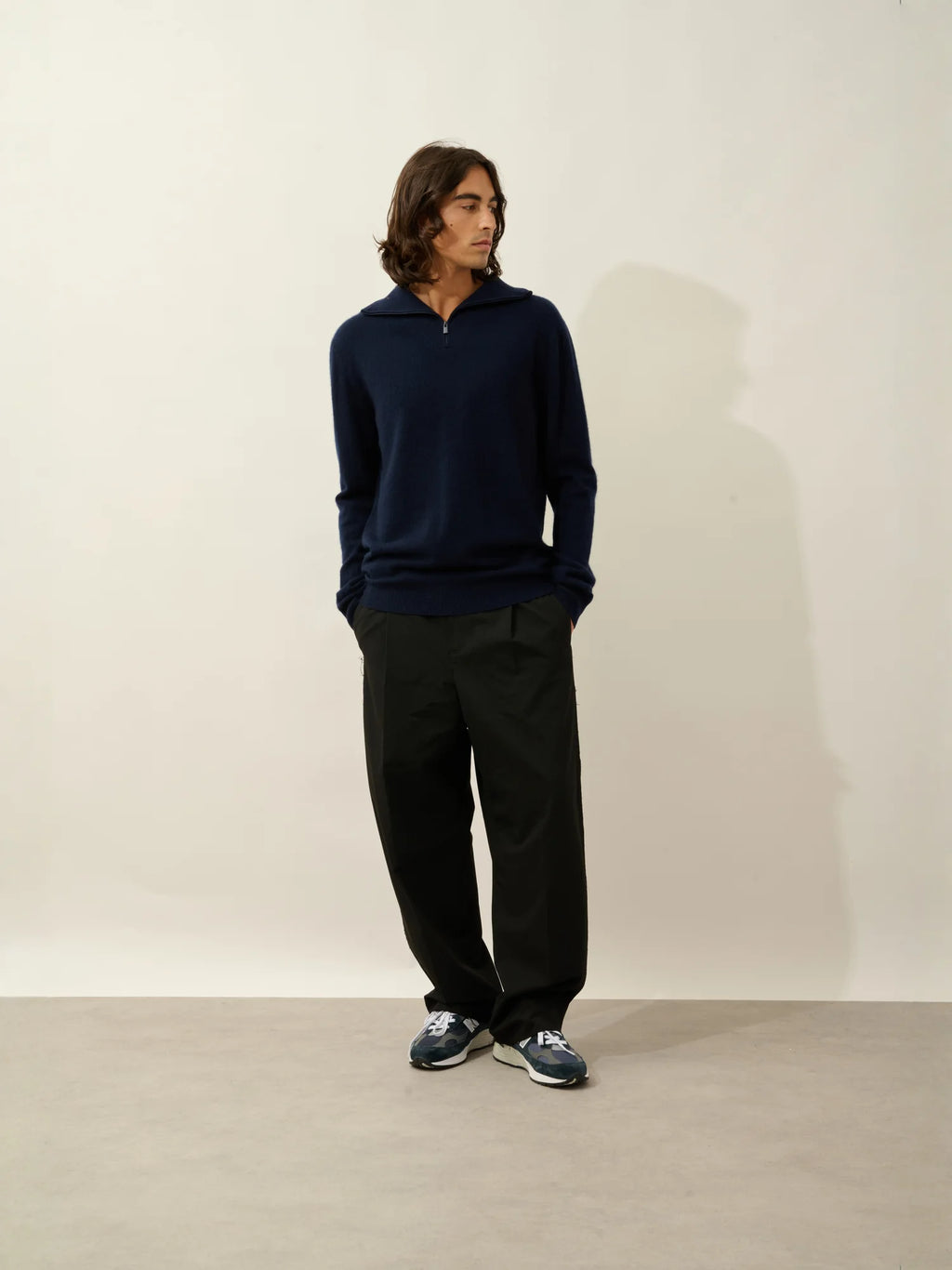 NOEMIE pull camionneur bleu marine