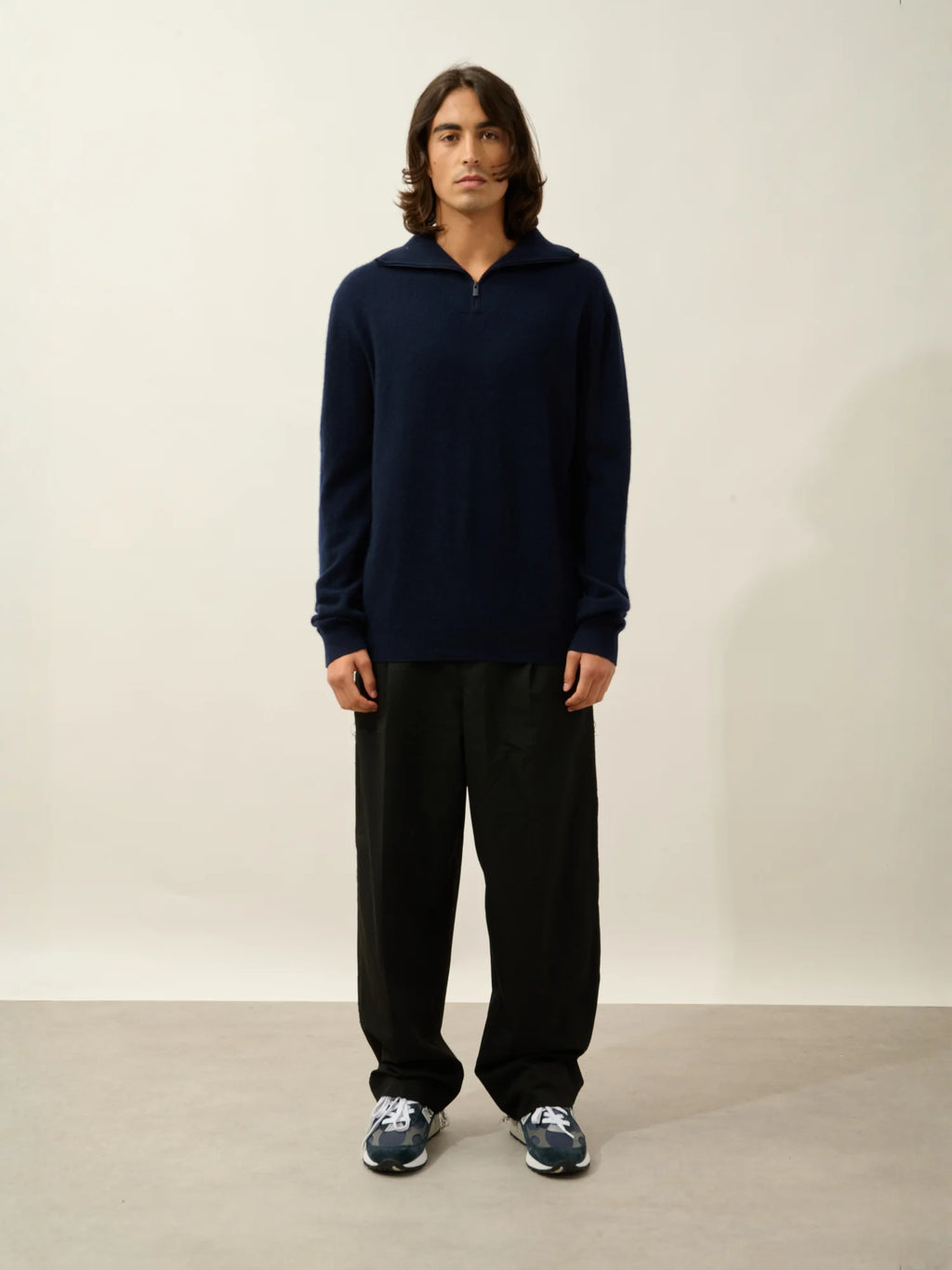 NOEMIE pull camionneur bleu marine