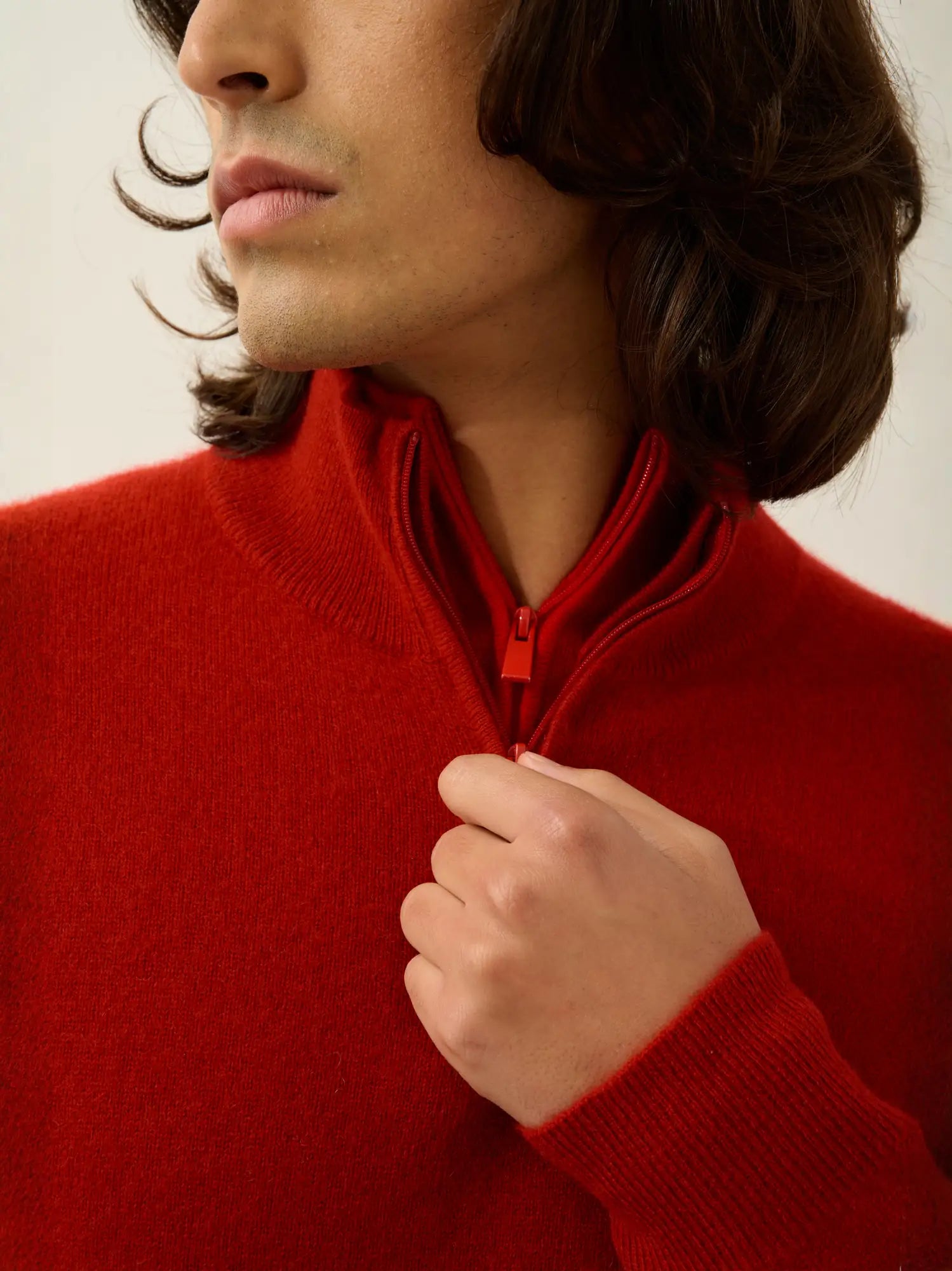 AMBIN pullover dockermütze rubin