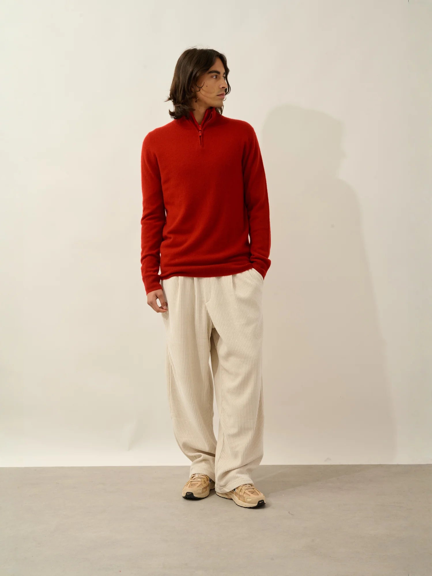 AMBIN pullover dockermütze rubin